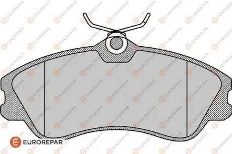 Колодки гальмівні (передні) Citroen Berlingo/Peugeot Partner 96- (Lucas-Girling) EUROREPAR 1617273180 Купити в Україні