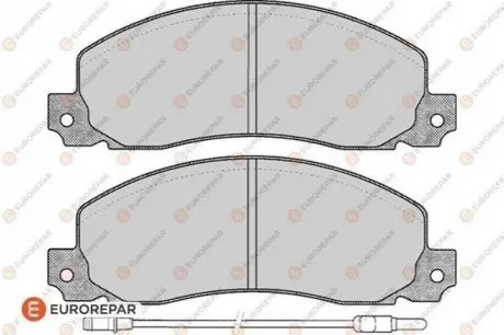 Колодки гальмівні (передні) Renault Trafic 80-01/Opel Arena 97-01 (+датчики) EUROREPAR 1617273480 Купити в Україні