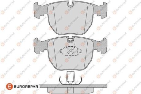 Гальмівні колодки перед. BMW 5-serie (E39), 7-serie (E38), X5 (E53) EUROREPAR 1617279680