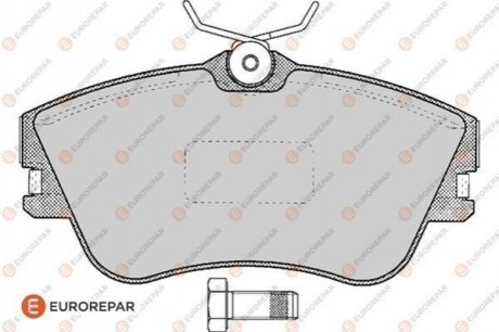 Колодки гальмівні дискові (комплект 4 шт) EUROREPAR 1617282180