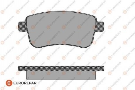 Тормозные колодки EUROREPAR 1617283580