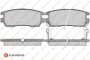 Фото Колодки гальмівні (задні) Mitsubishi Pajero 90-01/ L400 94-05 EUROREPAR (1617284480) зображення 1