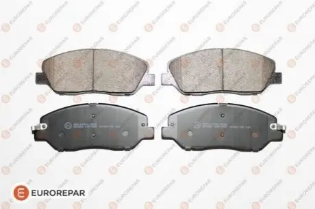 Колодки гальмівні (передні) Hyundai Santa Fe II/III/Genesis 06-/Kia Sorento/Ssangyong Korando 09 EUROREPAR 1617286880 Купити в Україні
