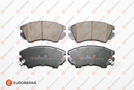 Гальмівні колодки пер. Opel Astra J 09-/Insignia 08- (Mando) EUROREPAR 1617287680