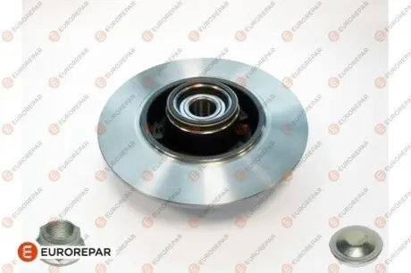 Диск гальмівний (задній) Renault Megane III/Scenic III 08- (260x8)(з підшипником)(+ABS) EUROREPAR 1619238680 Купити в Україні