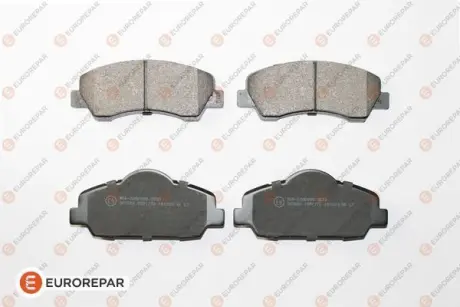 Колодки гальмівні (передні) Citroen C4/Peugeot 308 II 12 EUROREPAR 1619790580 Купити в Україні