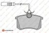 Фото Колодки гальмівні (задні) Ford Galaxy 95-06/VW Sharan/Seat Alhambra 95-10/Ibiza 03-08 (+датчик) EUROREPAR (1619791880) зображення 1