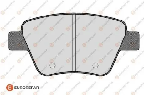 Колодки гальмівні (задні) Renault Master III/Opel Movano B/Nissan NV400 10- (+датчик/к-кт)(спарка) EUROREPAR 1619791980