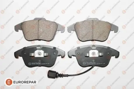 Колодки гальмівні (передні) Audi Q3 11-18/VW Passat Tiguan 07-18/Sharan 10-(+датчик) EUROREPAR 1623055280 Купити в Україні