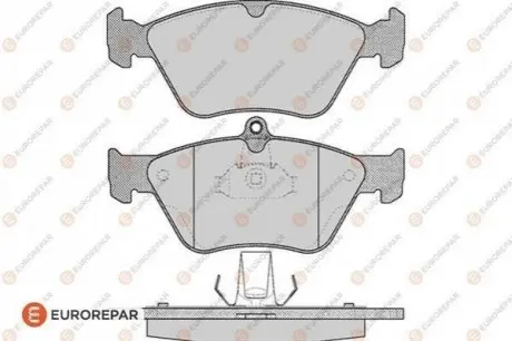 Колодки гальмівні (передні) Opel Omega B 94-00/Vectra A 93-95/Saab 900 93-98 EUROREPAR 1623058280 Купити в Україні