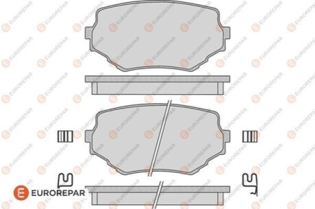 SUZUKI гальмівні колодки дискові EUROREPAR 1623058880