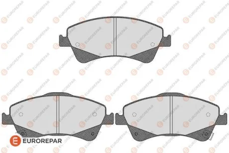 Гальмівні колодки пер. Toyota Avensis 08- (bosch) EUROREPAR 1623060480 Купити в Україні