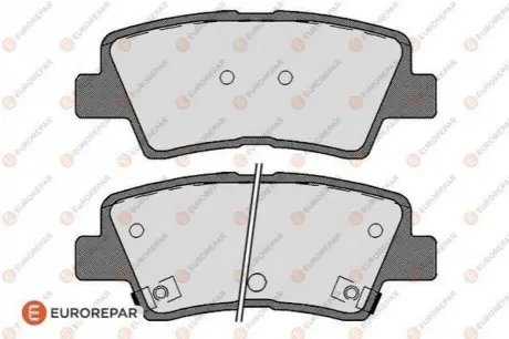 Колодки гальмівні (задні) Kia Sportage/Hyundai i10/i30 Tucson 15 EUROREPAR 1623063980 Купити в Україні