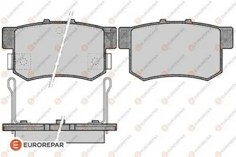 Колодки гальмівні (задні) Honda Accord /Civic/CR-V 90- (Akebono) замінено на 0986494358 EUROREPAR 1623064680 Купити в Україні