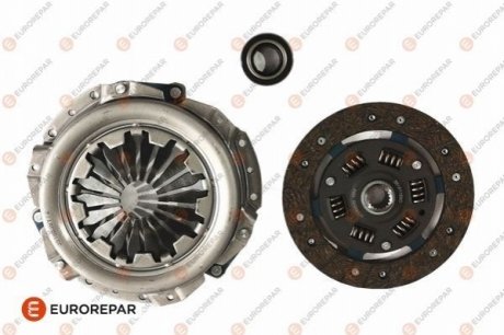 Комплект сцепления Citroen C3/Peugeot 207/307 1.1-1.4 00-(d=180mm) +выжимной (z=18) EUROREPAR 1636266080 (фото 1)