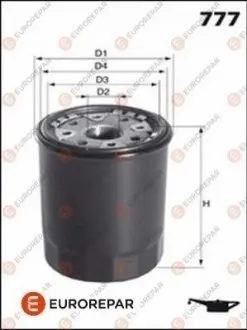 Фльтр масляний Honda Accord/Civic 89 EUROREPAR 1637765180 Купити в Україні