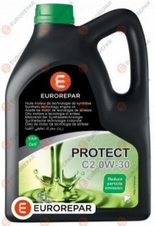 Масло моторное Protect C2 0w-30, 5л. EUROREPAR 1639368780