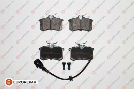 Колодки гальмівні (задні) VW Polo 01-/Skoda Fabia 99-08/Seat Cordoba/Ibiza 02-09 (з датчиком) EUROREPAR 1639369780 Купити в Україні