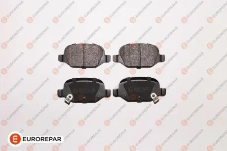 Колодки гальмівні (задні) Fiat Panda 12 EUROREPAR 1639370580 Купити в Україні