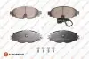 Фото Колодки гальмівні (передні) Audi A3/Q2/Q3/Seat/Skoda Octavia/Kodiaq/VW Golf/Passat B8 12- (+датчик) EUROREPAR (1639374980) зображення 1