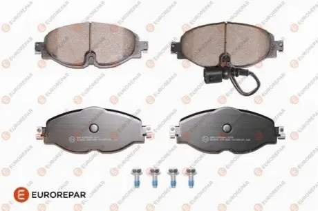 Колодки гальмівні (передні) Audi A3/Q2/Q3/Seat/Skoda Octavia/Kodiaq/VW Golf/Passat B8 12- (+датчик) EUROREPAR 1639374980 Купити в Україні