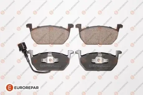 Колодки гальмівні (передні) Audi A3/Seat Leon/Skoda Octavia IV/V/VW Golf VII 12- (+датчик) EUROREPAR 1639375980 Купити в Україні