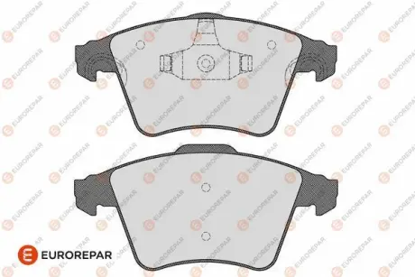Комплект гальмівних колодок (передніх) VW Multivan/T5 03-/T6 15- (з датчиком) EUROREPAR 1639376080 Купити в Україні