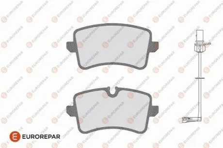 Колодки гальмівні (задні) Audi A4/A5/A6/A7 10-/Porsche Macan 14 EUROREPAR 1639377780 Купити в Україні