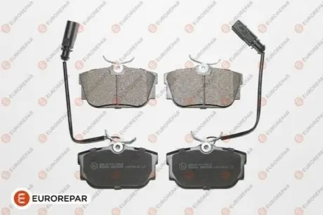 Колодки гальмівні (задні) VW T4/T5 90-15 (з датчиками) EUROREPAR 1639377980 Купити в Україні