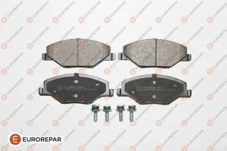 Колодки гальмівні (передні) Skoda Fabia II/III 07-/VW Polo 10 EUROREPAR 1639378680 Купити в Україні