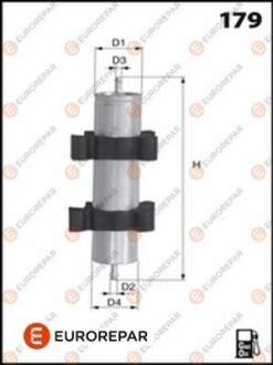 Фильтр топливный EUROREPAR 1643628080