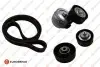 Фото Комплект ременя генератора VW T5 1.9 TDI 03-09 (6DPK1195) EUROREPAR (1648202580) зображення 1