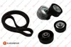 Фото Комплект ременя генератора Renault Trafic 2.5dCI/Master 2.2dCi 01- (-AC) EUROREPAR (1648204980) зображення 1