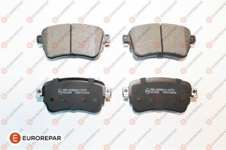 Задні гальмівні колодки CITROEN JUMPY, SPACETOURER OPEL VIVARO C PEUGEOT EXPERT, TRAVELLER TOYOTA PROACE, PROACE VERSO 1.5D-Electric 02.16- EUROREPAR 1675991880