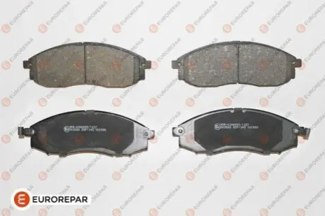 Колодки гальмівні дискові (комплект 4 шт) EUROREPAR 1675993080 Купить в Украине