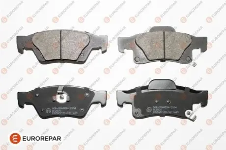Колодки гальмівні (задні) Jeep Grand Cherokee 09-/Dodge Durango 10 EUROREPAR 1675996180 Купити в Україні
