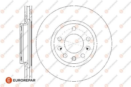 Диски гальмівні (к-т 2 шт.).)) EUROREPAR 1676009680 (фото 1)