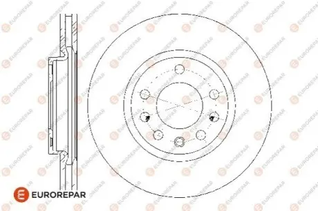 Диски тормозные (к-т 2 шт.)) EUROREPAR 1676009680 Купить в Украине