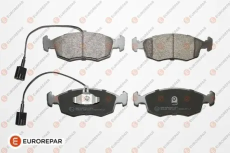 Колодки гальмівні (передні) Fiat 500/Punto 05 EUROREPAR 1681161780 Купити в Україні
