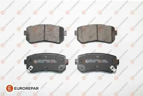 Колодки гальмівні (задні) Hyundai Tucson 15-/Sonata 05-15/ix20/ix35/Kia Cerato/Sportage/Picanto 10 EUROREPAR 1681162080 Купити в Україні