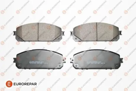 Колодки гальмівні (передні) Jeep Cherokee 13 EUROREPAR 1681164180 Купити в Україні