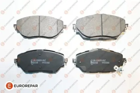 Колодки гальмівні (передні) Toyota C-HR 16 EUROREPAR 1681166580 Купити в Україні