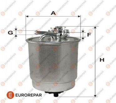 Фильтр топливный дизельный - (191127401M, 191127401A, 191127401B) EUROREPAR E148105 (фото 1)