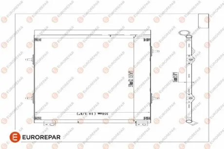 РАДІАТОР КОНДИЦІОНЕРА EUROREPAR E163371 Купити в Україні