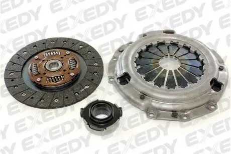Комплект зчеплення (із підшипником, 225мм) MAZDA 323 F VI, 323 S VI, 626 II, 626 III, 626 IV, 626 V, MPV II, MX-6, PREMACY 1.8-2.5 03.83-03.05 EXEDY MZK2084