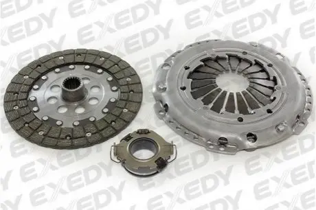Комплект зчеплення Toyota Corolla 2.0 D-4D 02-07 (d=225mm) (+вижимний) EXEDY TYK2206