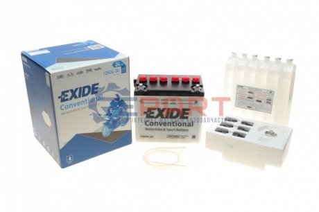 Аккумулятор 24Ah-12v (184х124х175) R, EN220 EXIDE 12N24-3A