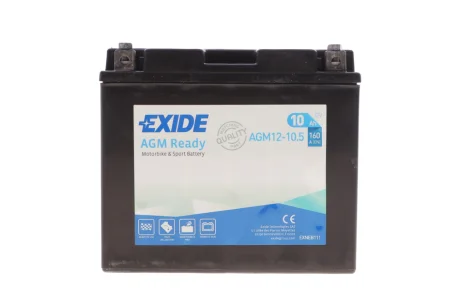 Стартерна батарея (акумулятор) EXIDE AGM12-10.5