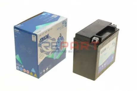 Акумуляторна батарея 12Ah/200A (200x150x90/+L/B0) (AGM) (мото) EXIDE AGM12-12M Купити в Україні