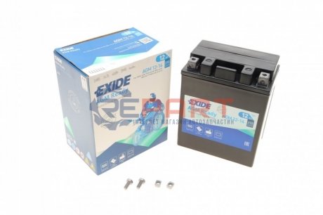 Стартерная батарея (аккумулятор) EXIDE AGM12-14